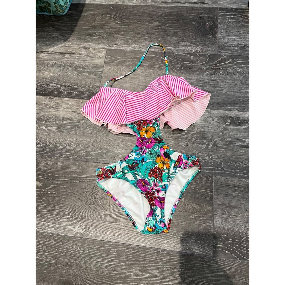 Raisins Parrot Jungle South Beach Monokini One-piece Swim Suit